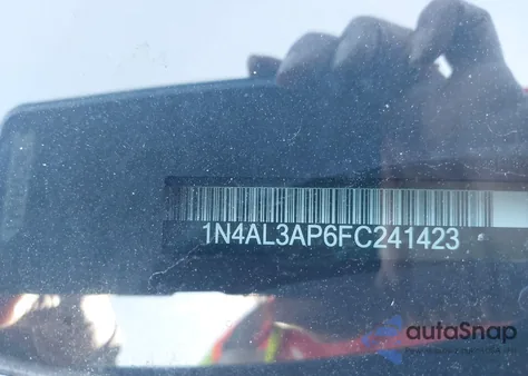 2015 Nissan Altima 2.5/2.5 S/2.5 Sl/2.5 Sv from USA, damaged, VIN 1N4AL3AP6FC241423